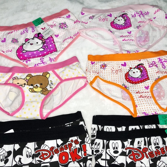 NWT Panties Girls Underwear Catoon Designers XS - Picture 4 of 8